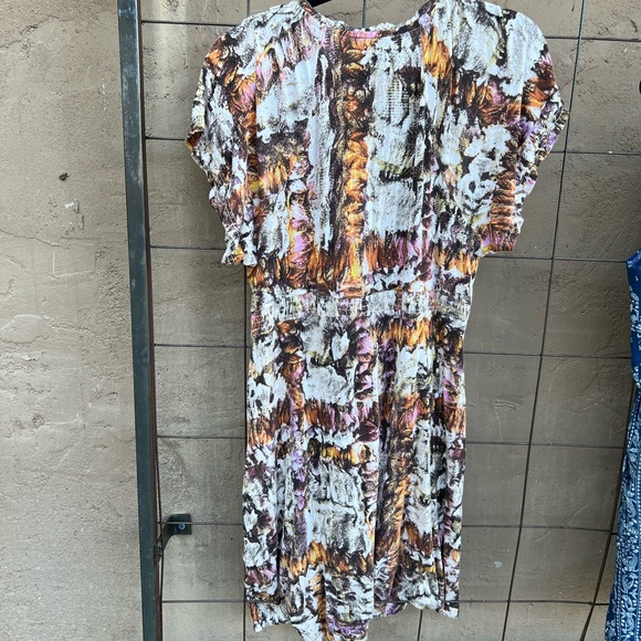 ****. SOLD ****** Multi Colored Comfortable Dress Size XL - Picture 3 of 3